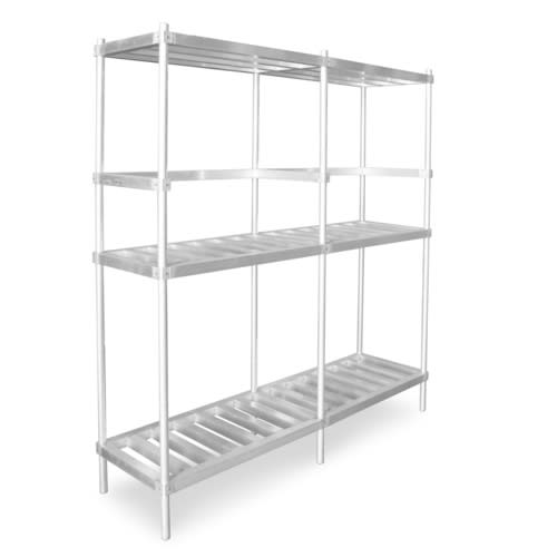 John Boos ALKR-2093-X 93" x 20" Keg Rack, 10-Keg Capacity