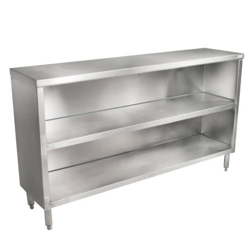 John Boos EDSC8-1848-X 48" x 18" Stainless Steel Dish Cabinet