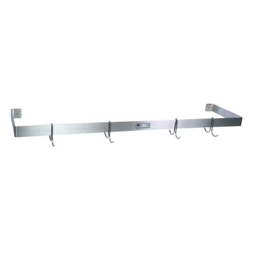 John Boos PRW14-X 96" x 12" Stainless Steel Wall-Mounted Pot Rack