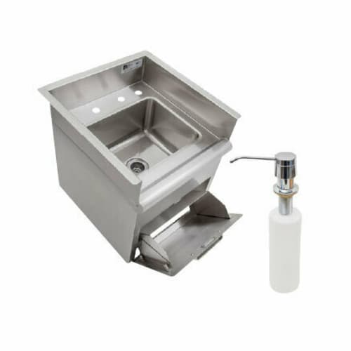 John Boos PB-DISINK091106-STD-X Pro-Bowl One Compartment Drop-In Sink with 11-1/2" x 9-1/4" Bowl