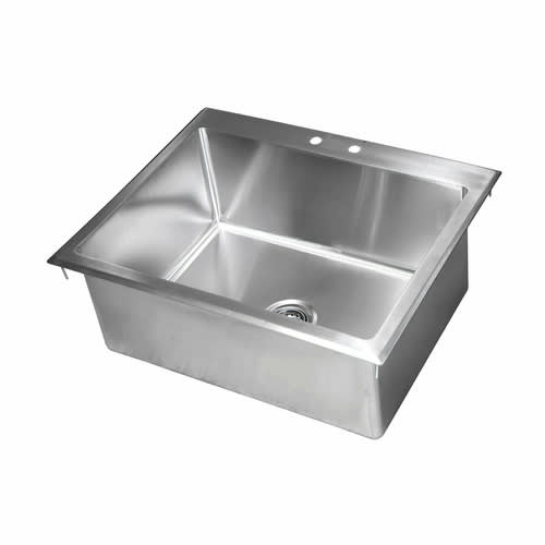 John Boos PB-DISINK282012-X Pro-Bowl One Compartment Drop-In Sink with 28" x 20" Bowl