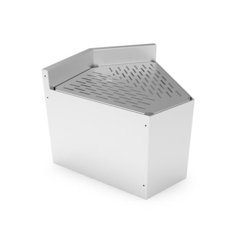 John Boos UBDB-1812-45-IC-X 18" Underbar Drainboard Corner Angle Filler
