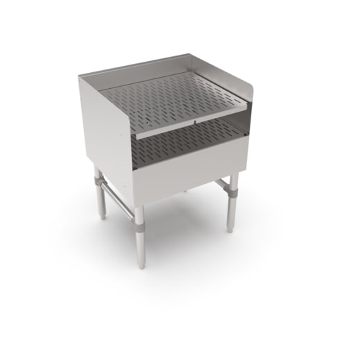 John Boos UBDBR-2112-X 12" x 21" Recessed Underbar Drainboard