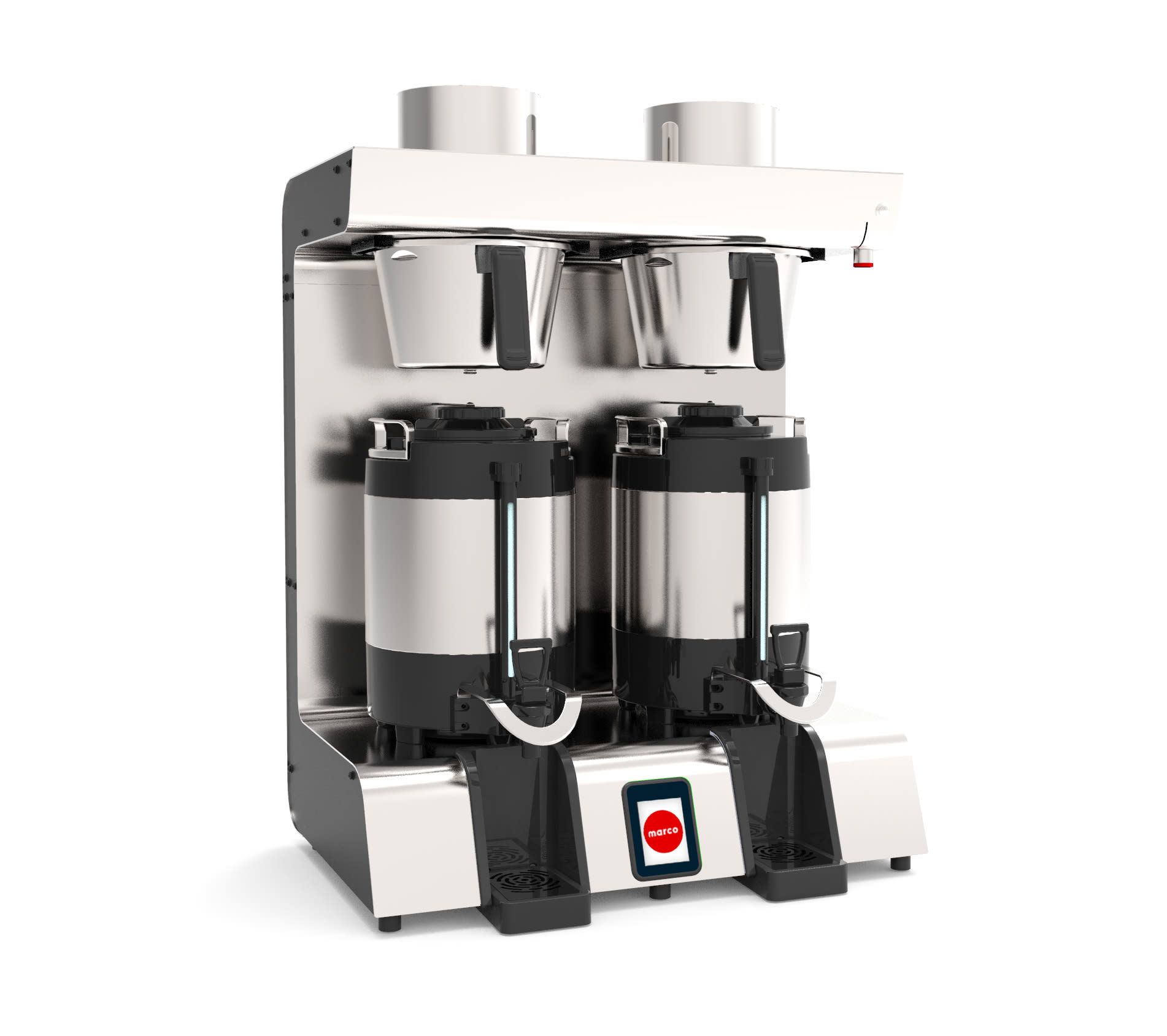 Marco Beverage Systems 1000855US JET 6 3 Gal. Twin Batch Filter Coffee Brewer, 230V