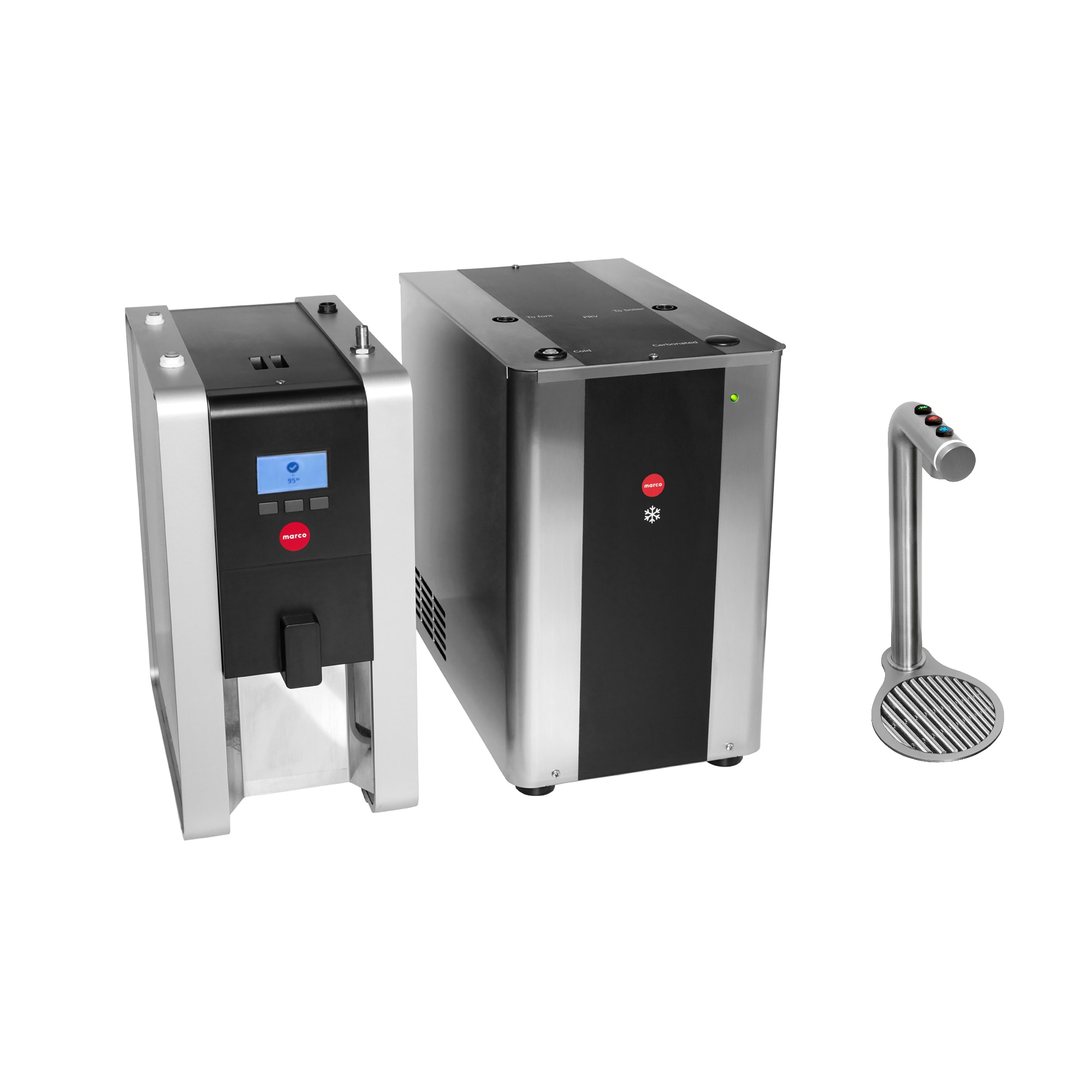Marco Beverage Systems 1001865US FRIIA HCS Hot, Cold & Sparkling Water Dispenser Kit, 110/220V