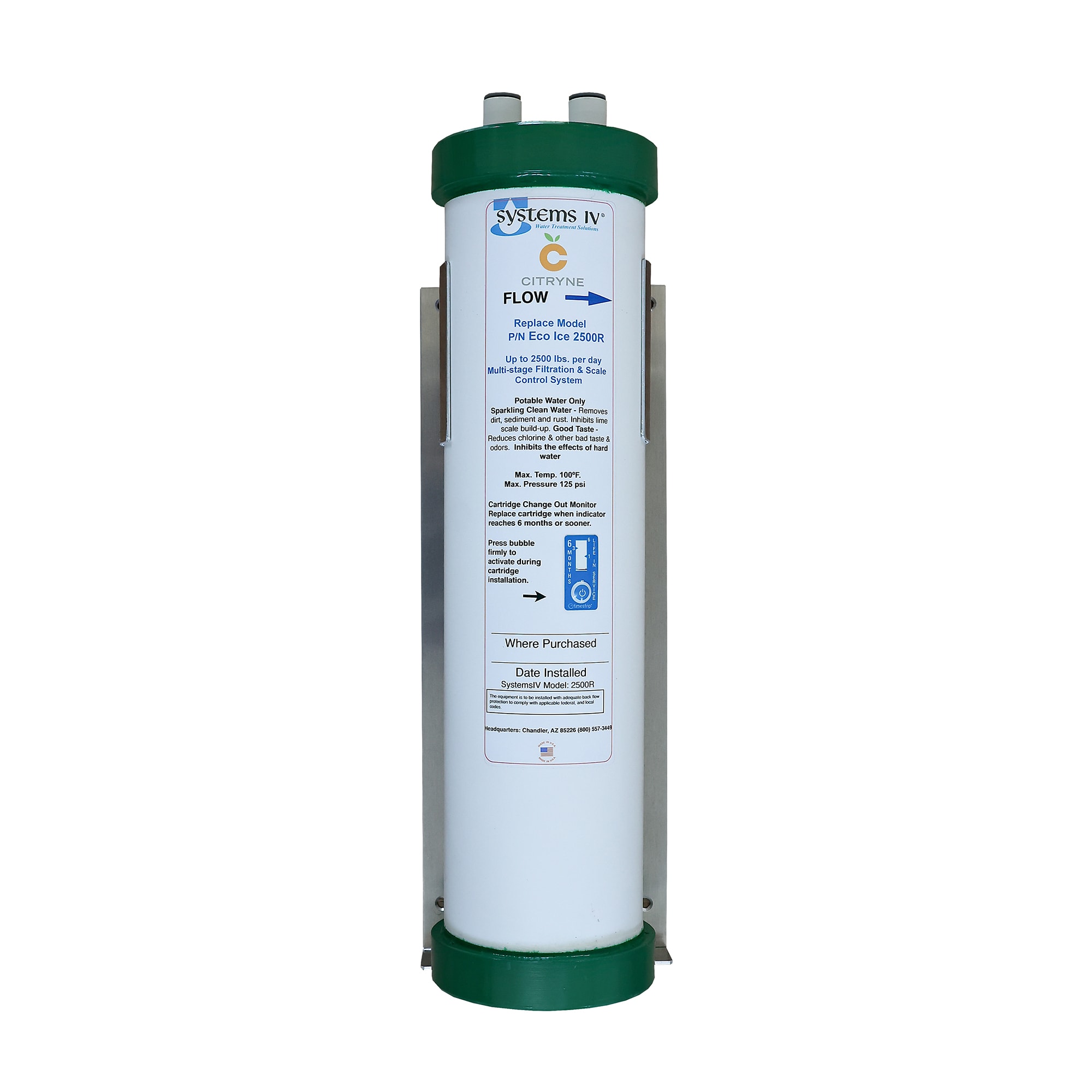 Terry ECOICE 2500R Systems IV Replacement Water Filter Cartridge for Ecolce 2500