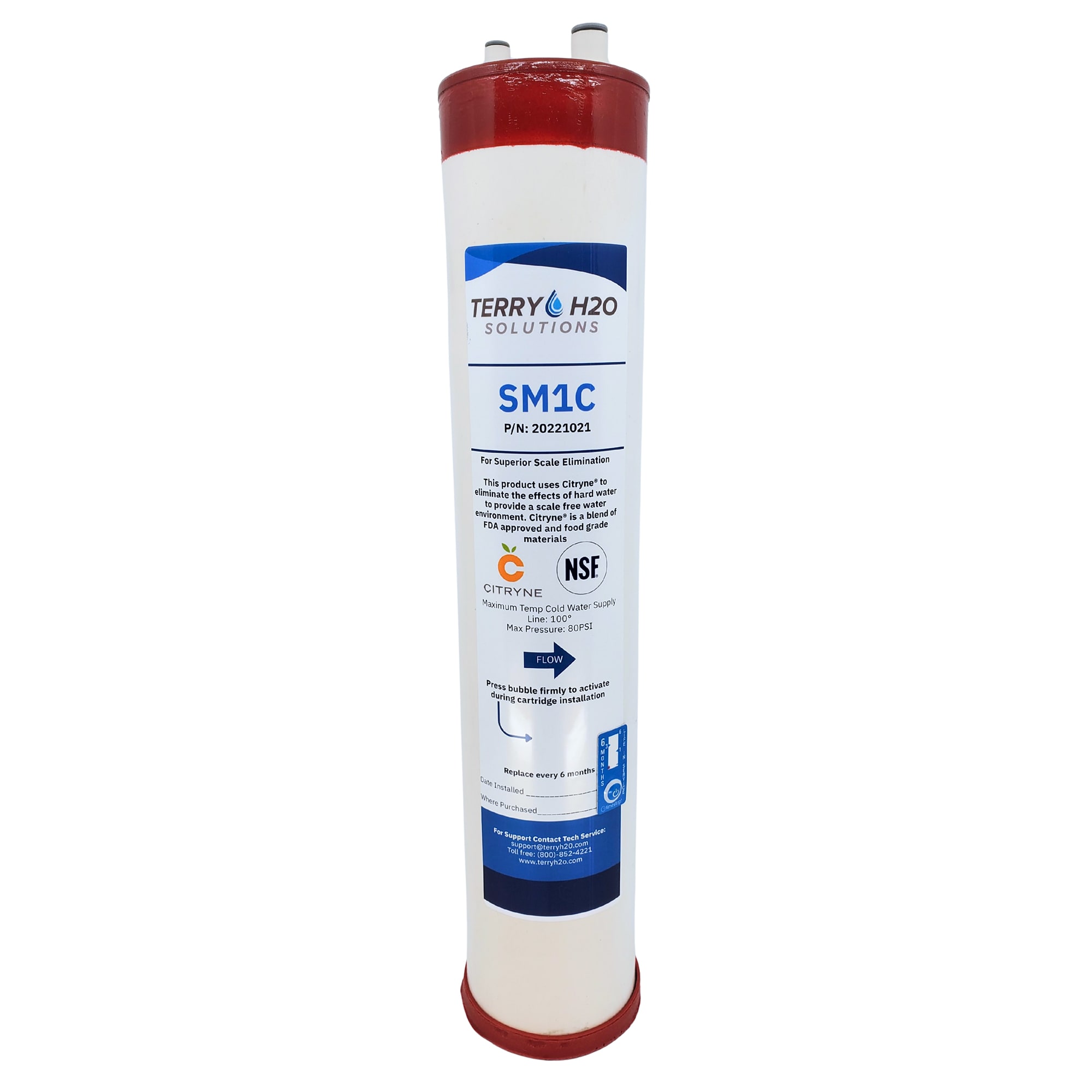 Terry SM1C Replacement Water Filter Cartridge with Citryne® For SM1, SMFS110, and SMFS120