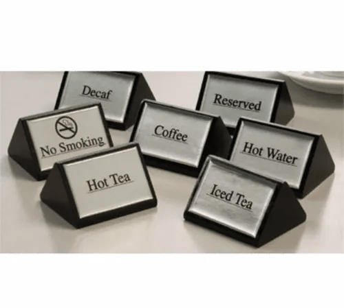 American Metalcraft SIGNS7 Tabletop Sign, Tent Card