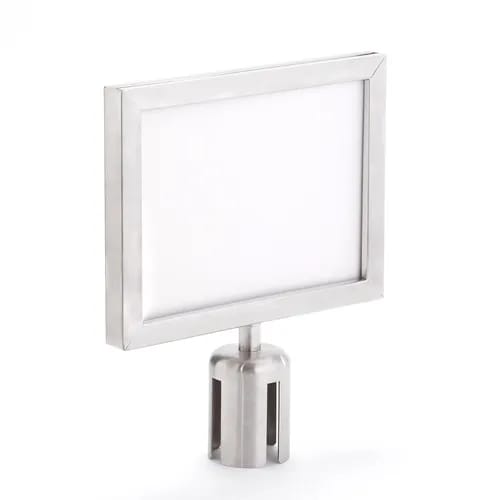 American Metalcraft RBHSIGNS Crowd Control Stanchion Sign Frame