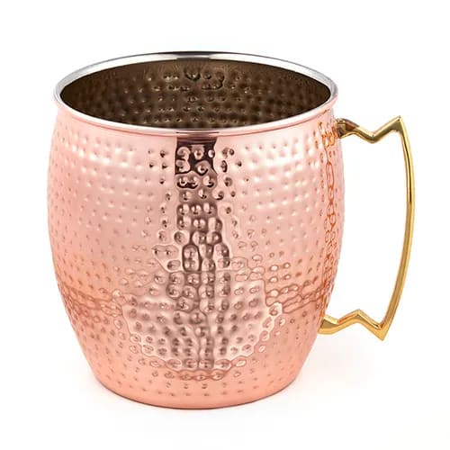 American Metalcraft CM192H 192 oz. Hammered Copper Jumbo Moscow Mule Mug