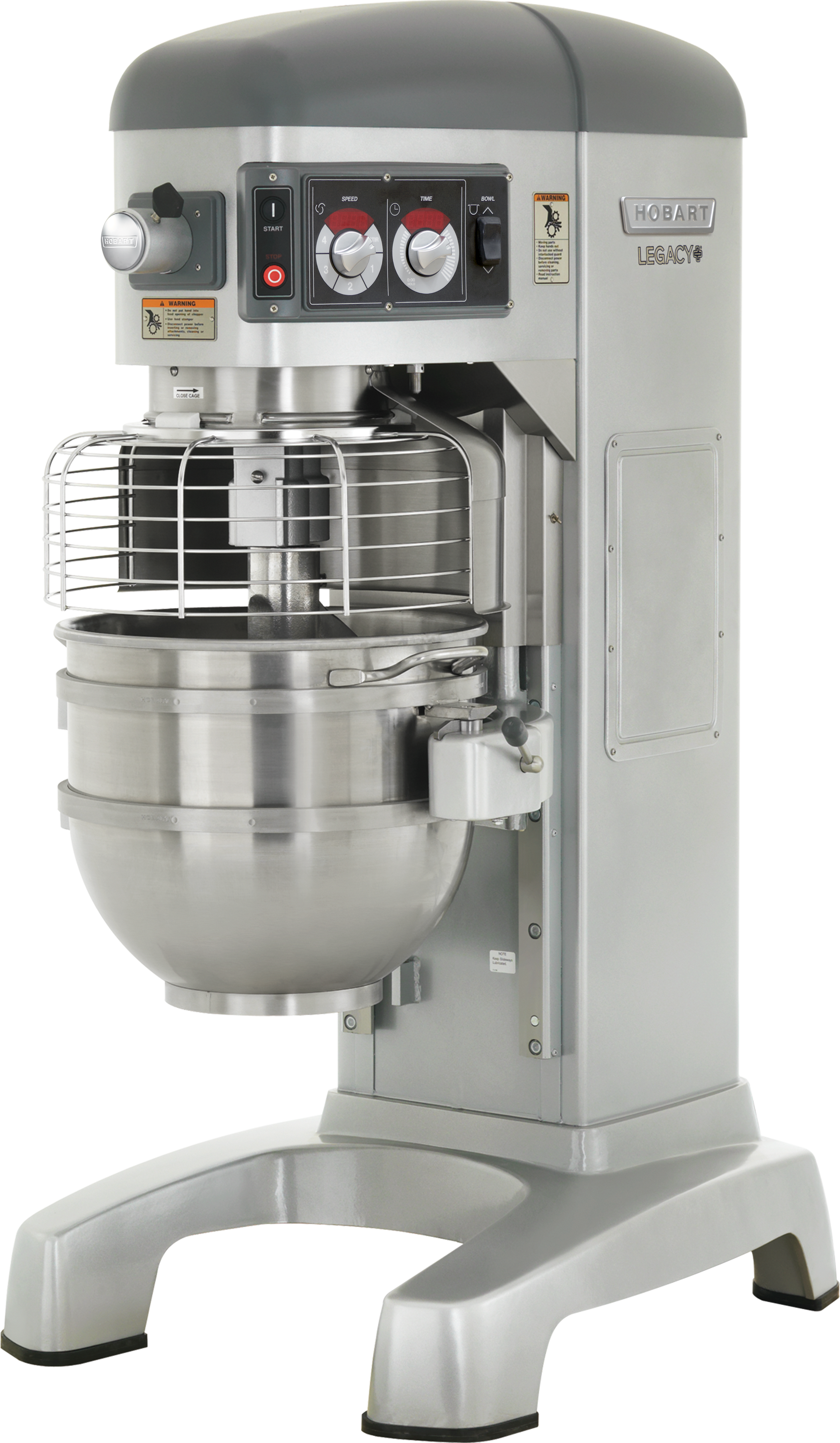 Hobart Legacy HL662 60 Qt. Planetary Pizza Mixer with Bowl and Dough Hook; 200-240/50/60/3/1