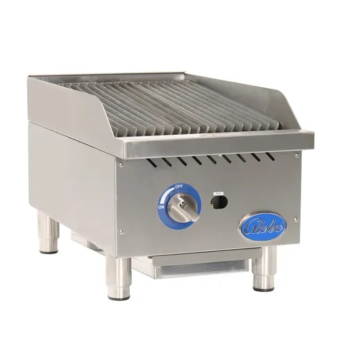 Globe GCB15G-SR 15" Gas Charbroiler - 40,000 BTU