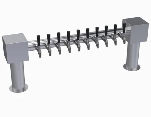 G.E.T. 6699-C Textured 9oz. Round Clear SAN Plastic Tumbler