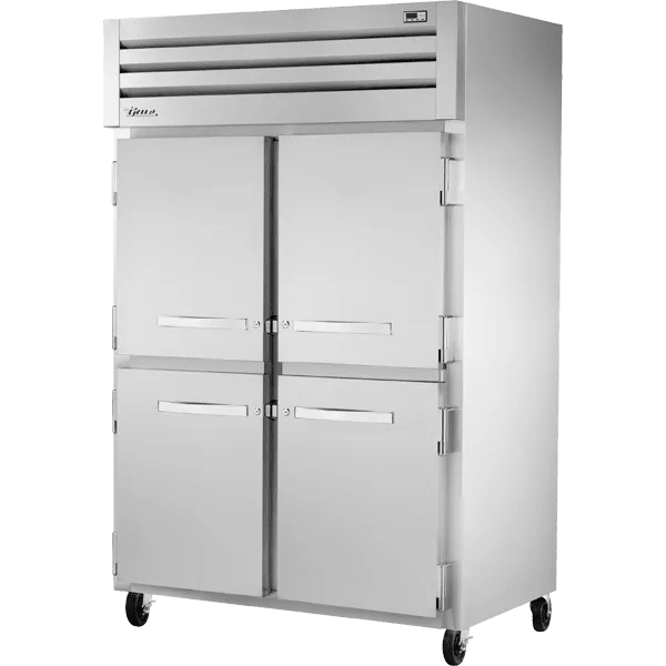 True STA2R-4HS-HC 52 3/5" Two Section Reach-In Refrigerator, Silver