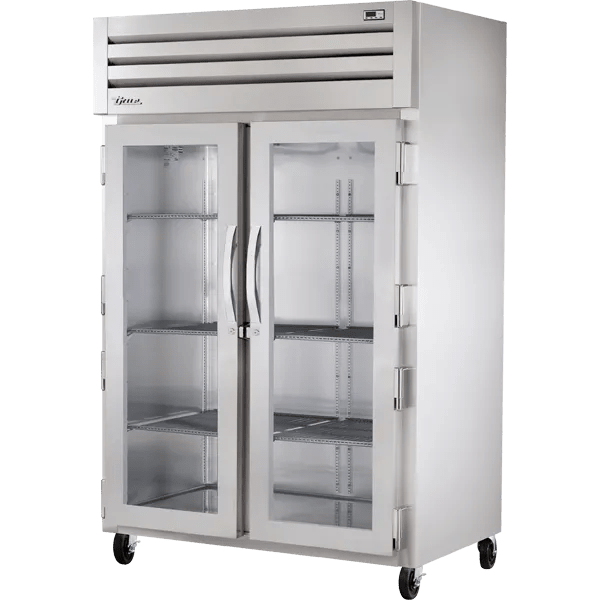True STA2R-2G-HC 52 3/5" Two Section Reach-In Refrigerator, Silver