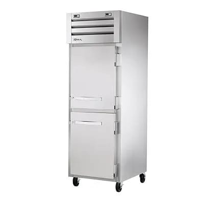 True STA1DT-2HS 28" One Section Commercial Refrigerator Freezer, Silver