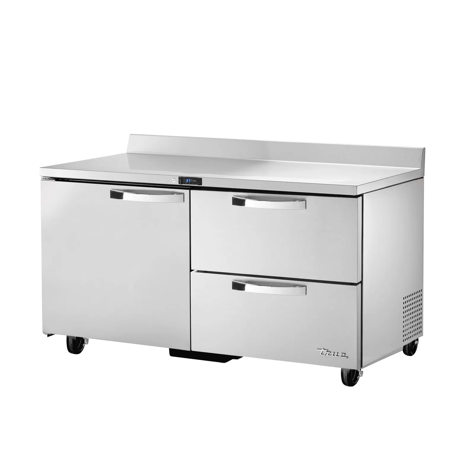 True TWT-60D-2-HC~SPEC3 60" Stainless Steel Refrigerated Worktop, Silver