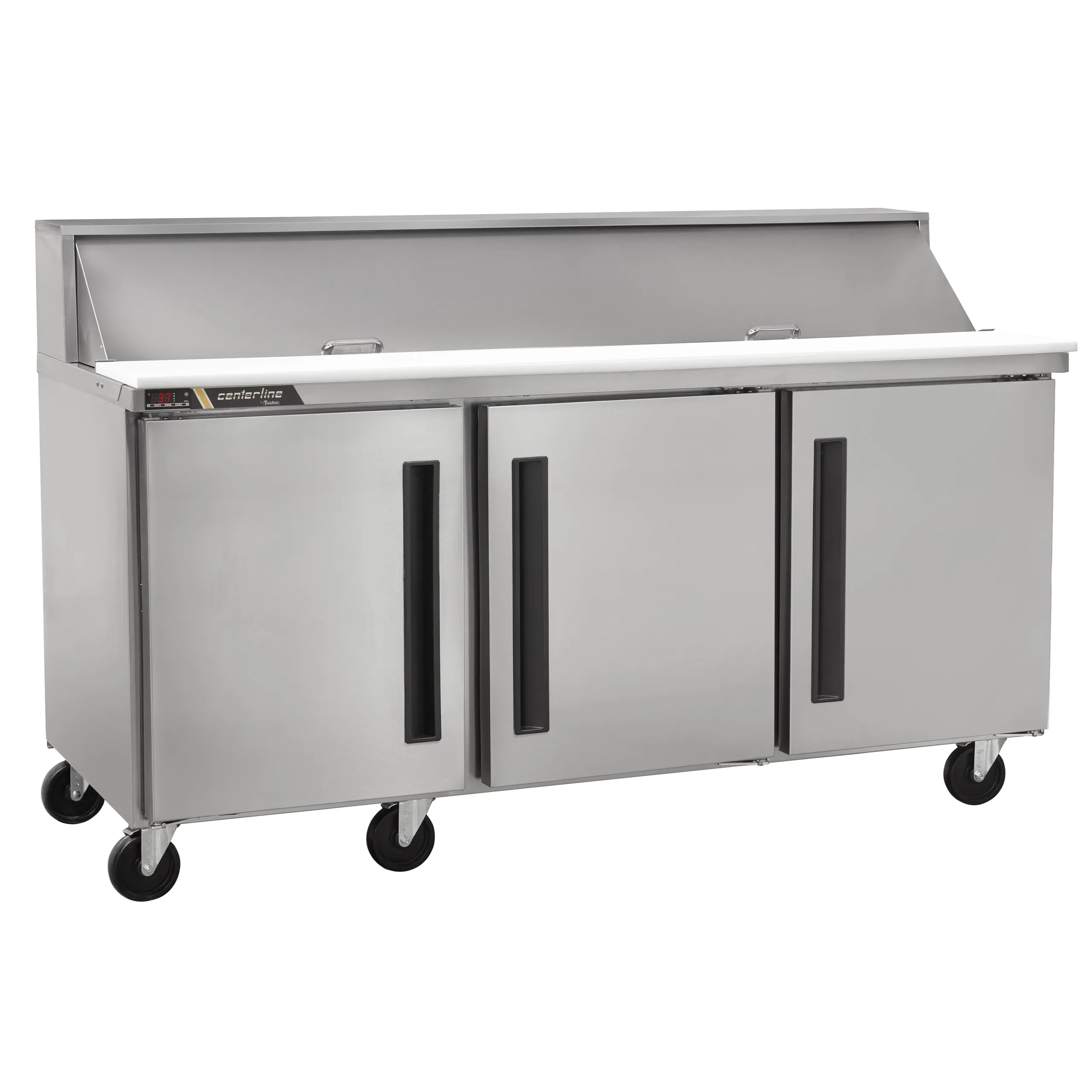 Traulsen CLPT-7230-SD-LLL Centerline™ 72" 3-Door Mega Top Refrigerated Sandwich Prep Table