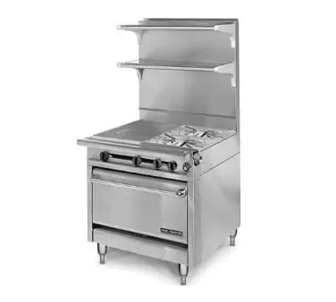 American Range HD34-1HT-2-1C Range, 34" Heavy Duty, Gas Stainless Steel