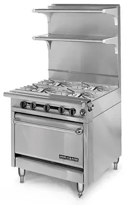 American Range HD34-4SU-1 Range, 34" Heavy Duty, Gas Stainless Steel