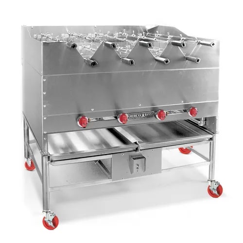 American Range AHSR-48 Rotisserie Broiler, Horizontal, Gas Stainless Steel 48.0(W)