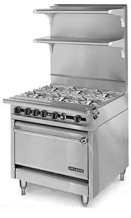 American Range HD34-6SU-1 Range, 34" Heavy Duty, Gas Stainless Steel