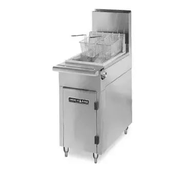 American Range HD17-50F Fryer, Gas, Floor Model, Full Pot Stainless Steel
