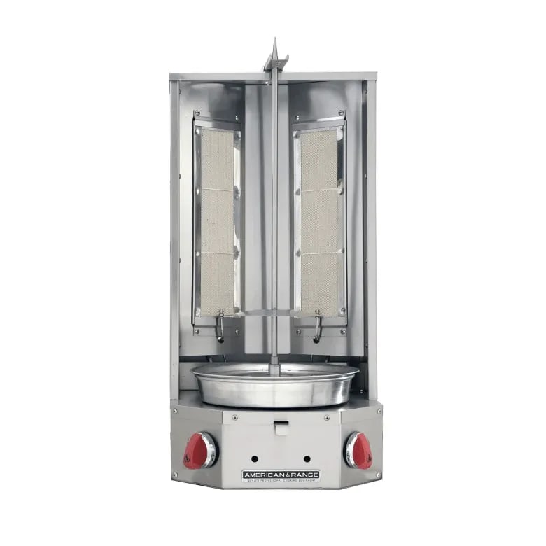 American Range AVB-2E Vertical Broiler (Gyro), Gas Stainless Steel 17.0(W)