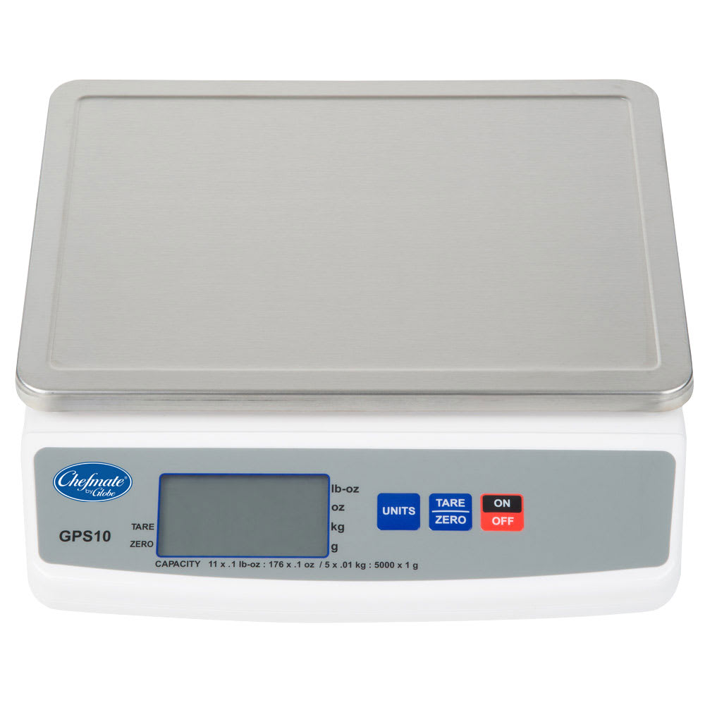 Globe GPS10-8 10 lb Portion Scale - 8 Pack