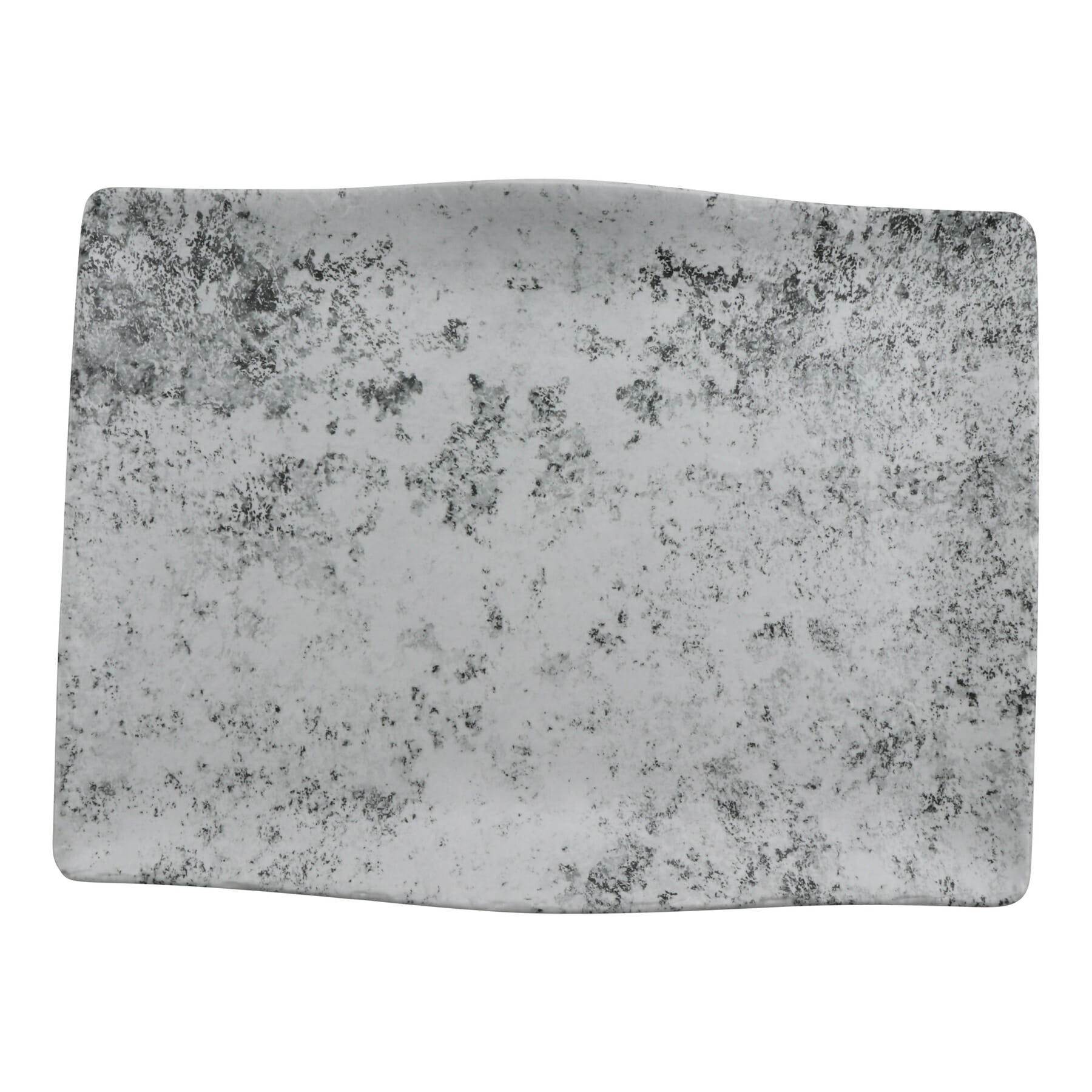 Cheforward by G.E.T. RFS303 Endure 19.6 in. Rectangle Pebble Melamine Platter