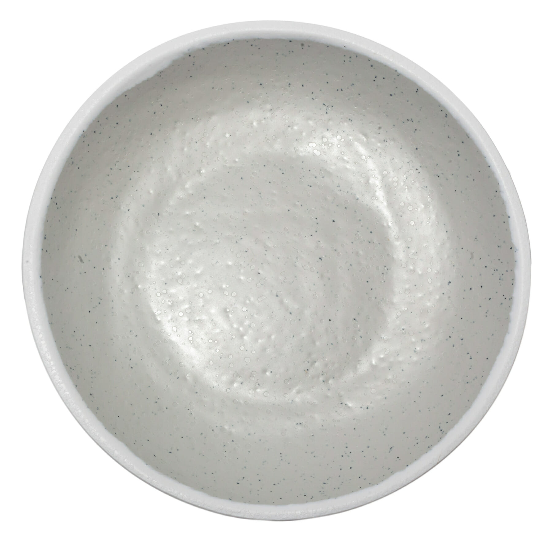 G.E.T. Enterprises P-83-DVG Pottery Market Glazed in. Round Dove Grey Melamine Plate