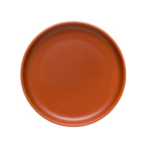 Libbey DRI-18-C Driftstone 7.75" Round Clay-Color Coupe Plate