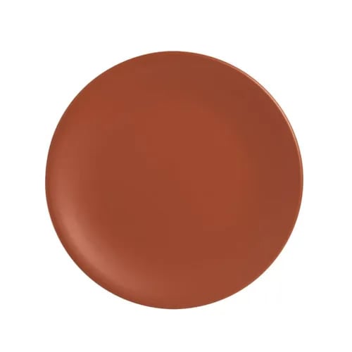 Libbey DRI-2-C Driftstone 9" Round Clay-Color Coupe Plate