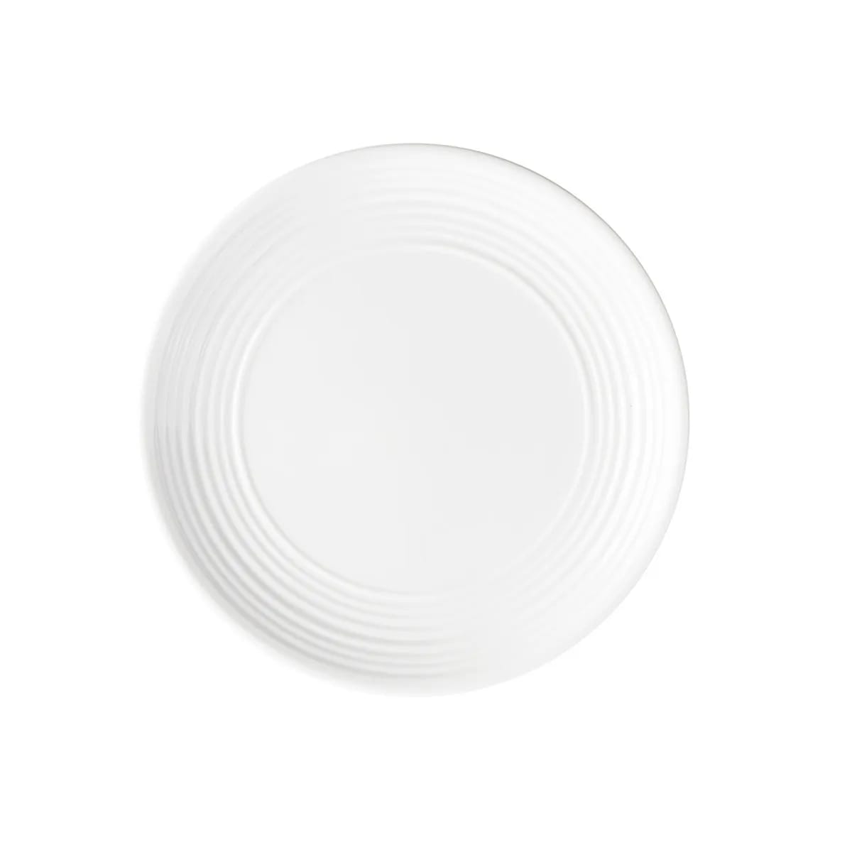 TableCraft 10515 Pulito Collection Round Side Plate, White, Melamine, 6" dia. (15 cm)