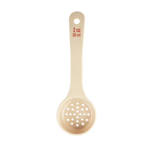 TableCraft 10643 Short Handle Spoonout, Perforated, 2 oz