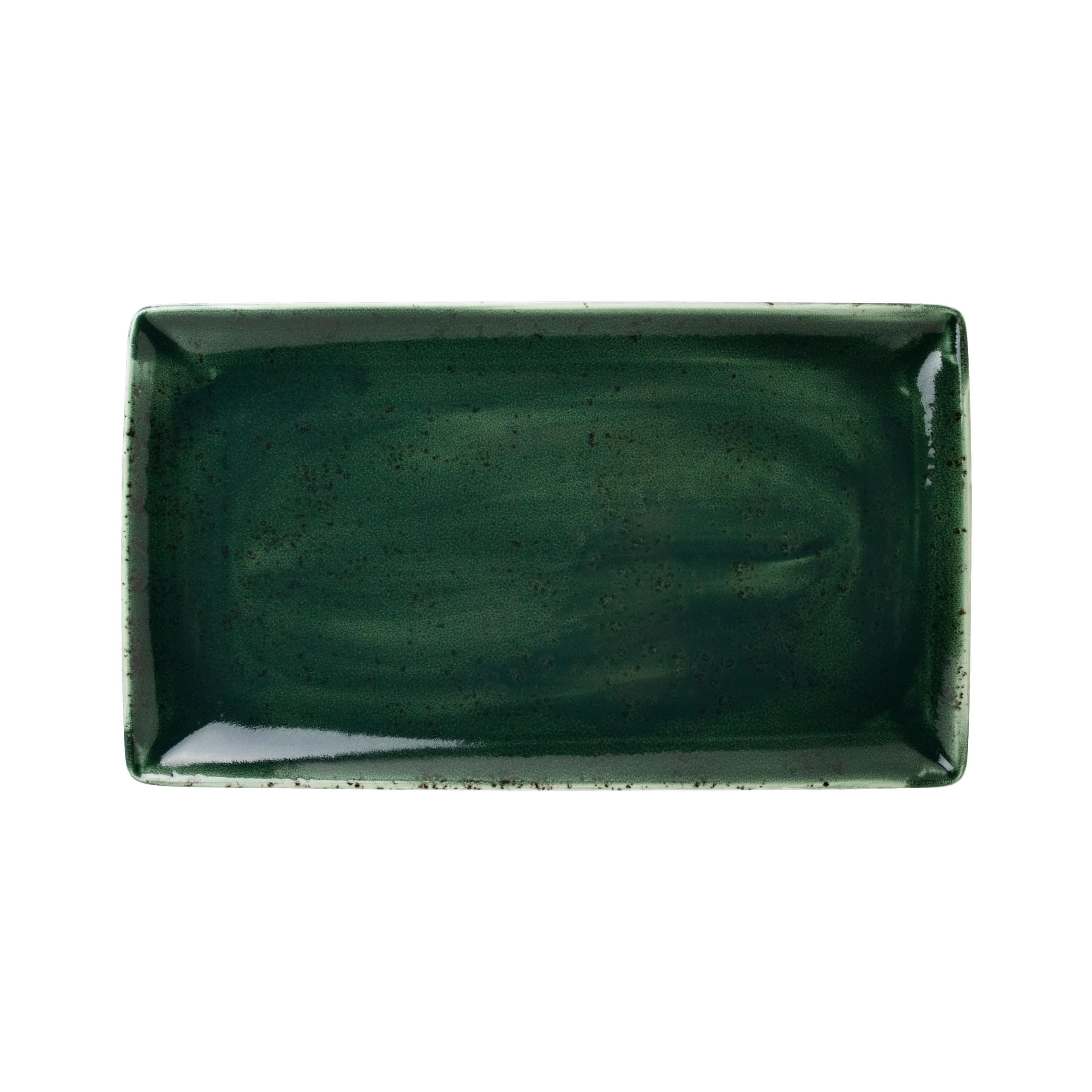 Steelite 12030556 Steelite Performance Vesuvius Burnt Emerald Taste Rectangle Tray L 13.0" W 7.5" 6/Case