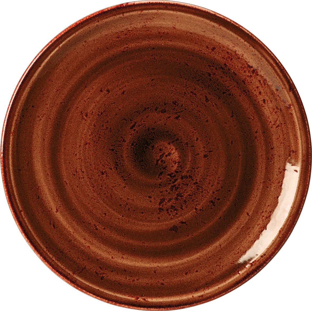 Steelite 11330543 Steelite Performance Craft Terracotta Taste Coupe Plate D 9.0" H 0.625" 24/Case