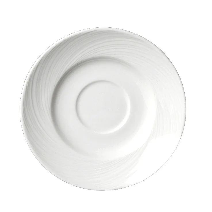 Steelite 9032C985 Steelite Distinction Spyro Single Well Saucer D 6.5" 36/Case