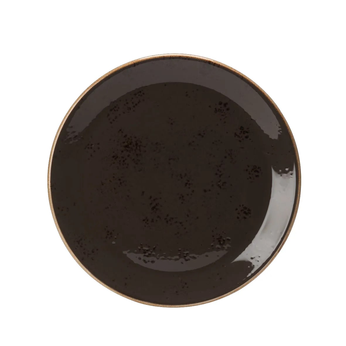 Steelite 11540567 Steelite Performance Craft Grey Taste Coupe Plate D 8.0" H 0.625" 24/Case