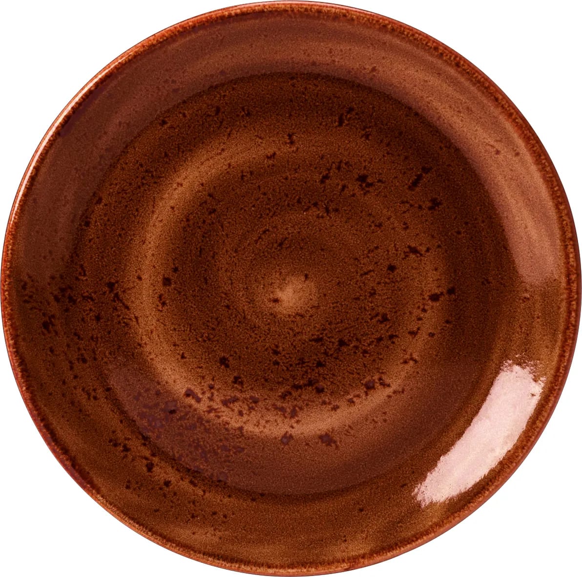 Steelite 11330566 Steelite Performance Craft Terracotta Taste Coupe Plate D 10.0" H 0.75" 24/Case