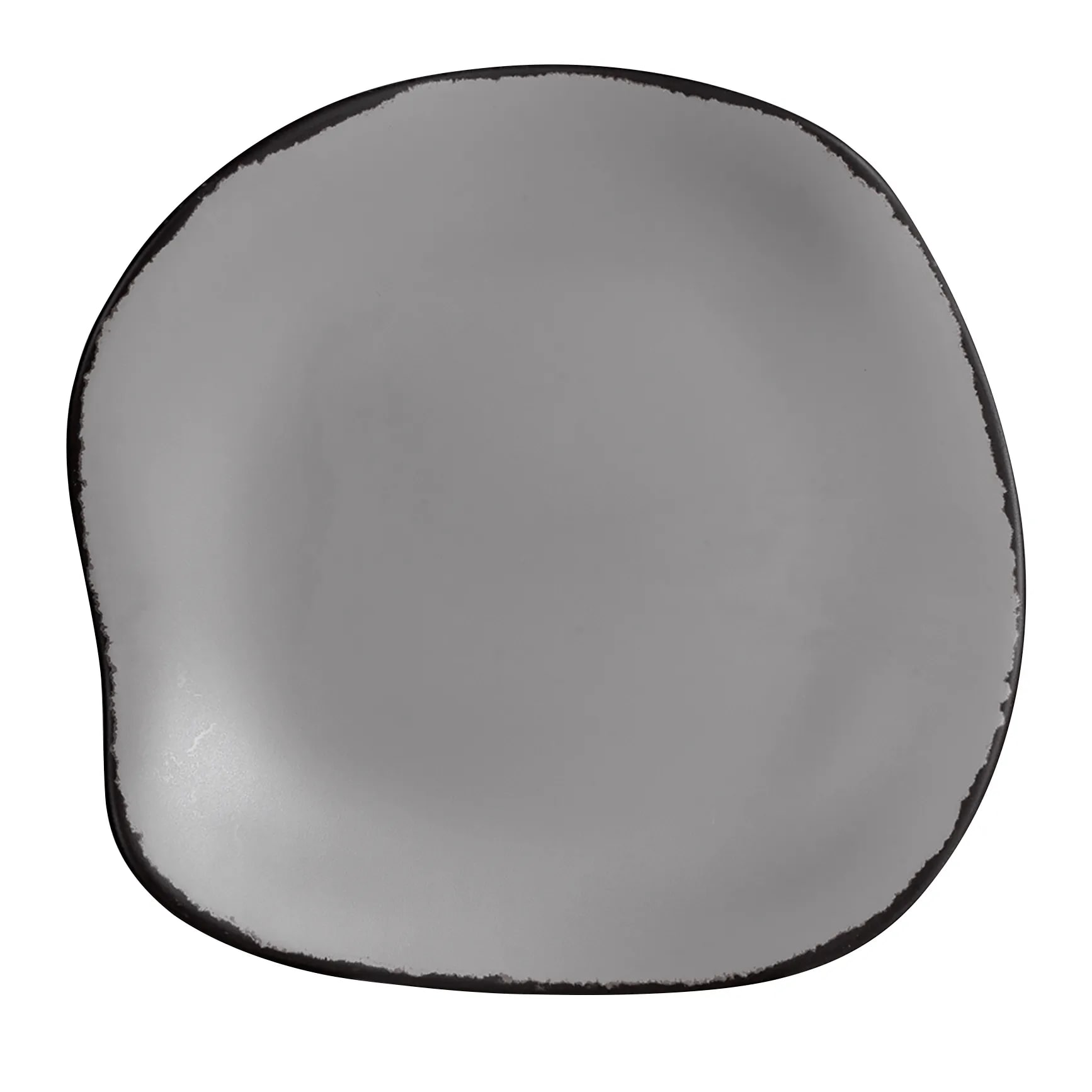 Steelite 7206DD025 Delfin Melamine Marisol Rustic Driftwood Plate D 9.5" 12/Case