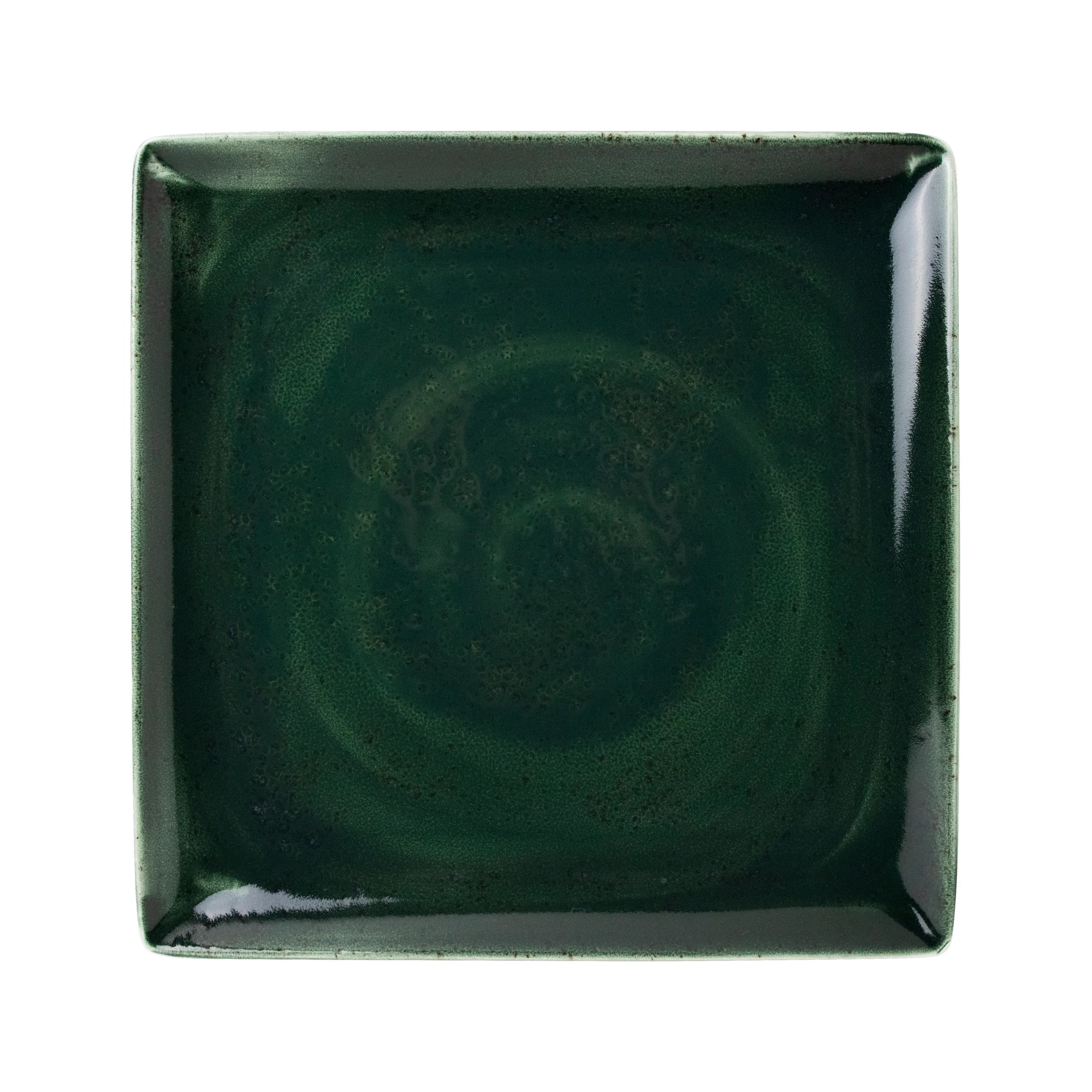 Steelite 12030553 Steelite Performance Vesuvius Burnt Emerald Taste Square Tray L 10.5" 6/Case