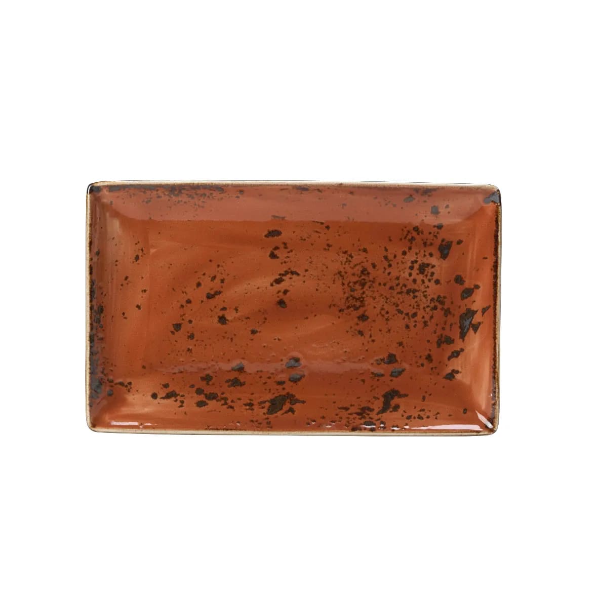 Steelite 11330550 Steelite Performance Craft Terracotta Rectangle Tray L 10.625" W 6.5" H 0.875" 6/Case