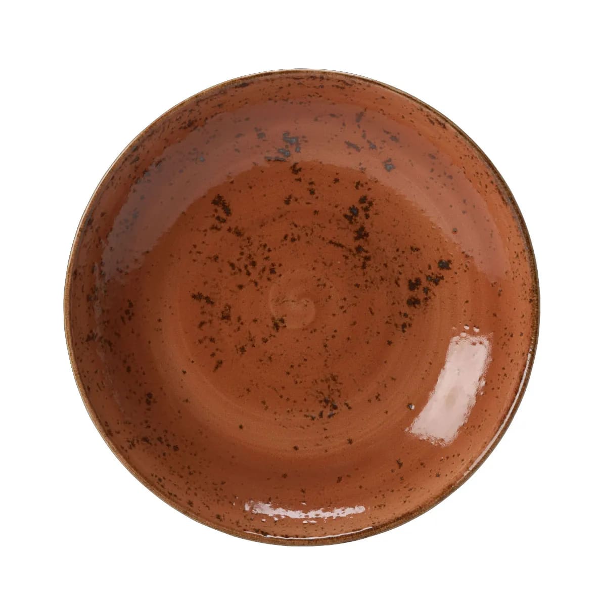 Steelite 11330569 Steelite Performance Craft Terracotta Taste Coupe Plate D 10.0" H 1.5" (1.125 qt) 12/Case