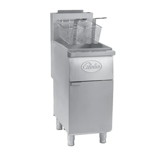 Globe GFF35PG 35 lb. Gas Floor Fryer