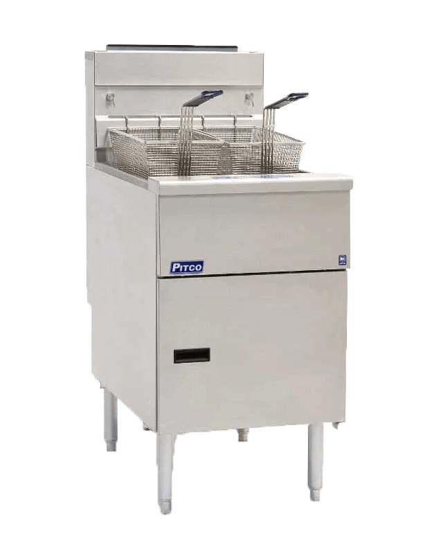 Pitco® SG18S Solstice™ Floor Fryer, (1) 75 lb. Tank, Natural Gas