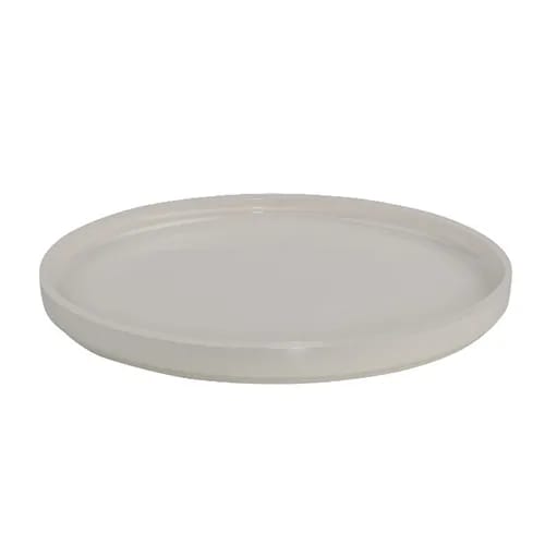 Mikasa 5316303 Foundation Stolt 10" Round White Raised Rim Plate