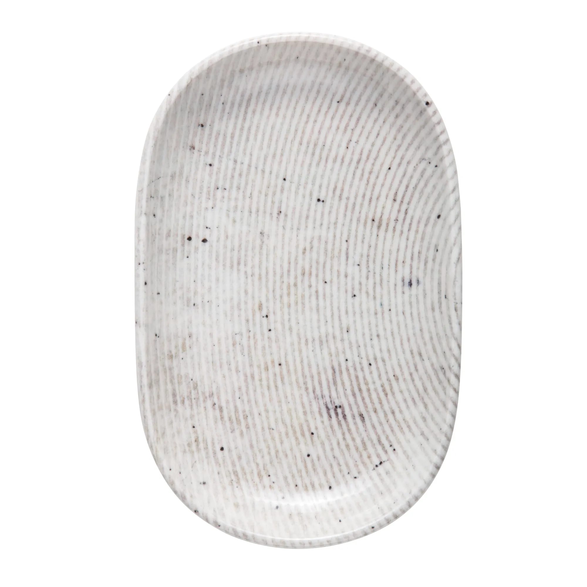 Mikasa 5316201 Brulee Grigio 13.125" x 8.444" Oval Brown Coupe Rim Platter