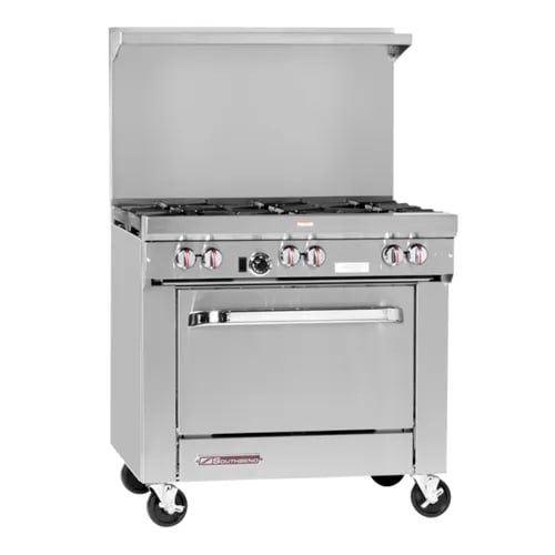 Southbend S36C 36" S-Series Range with (6) Open Burners and Cabinet Base, Natural Gas