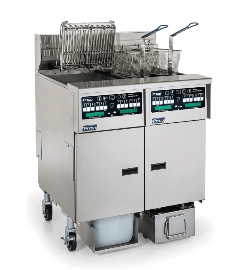 Pitco® SELV14C-3/FD Solstice™ Reduced Oil Fryer, (3) Fryers, 30 lb. Tanks, 208V/3PH
